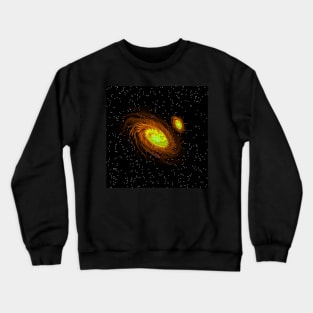 Whirlpool galaxy Abstract Art Crewneck Sweatshirt